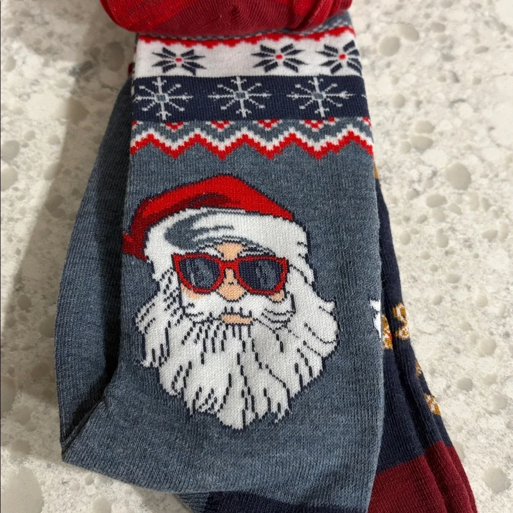 NWT Men’s 3 pack Christmas breathable novelty socks - Picture 9 of 11